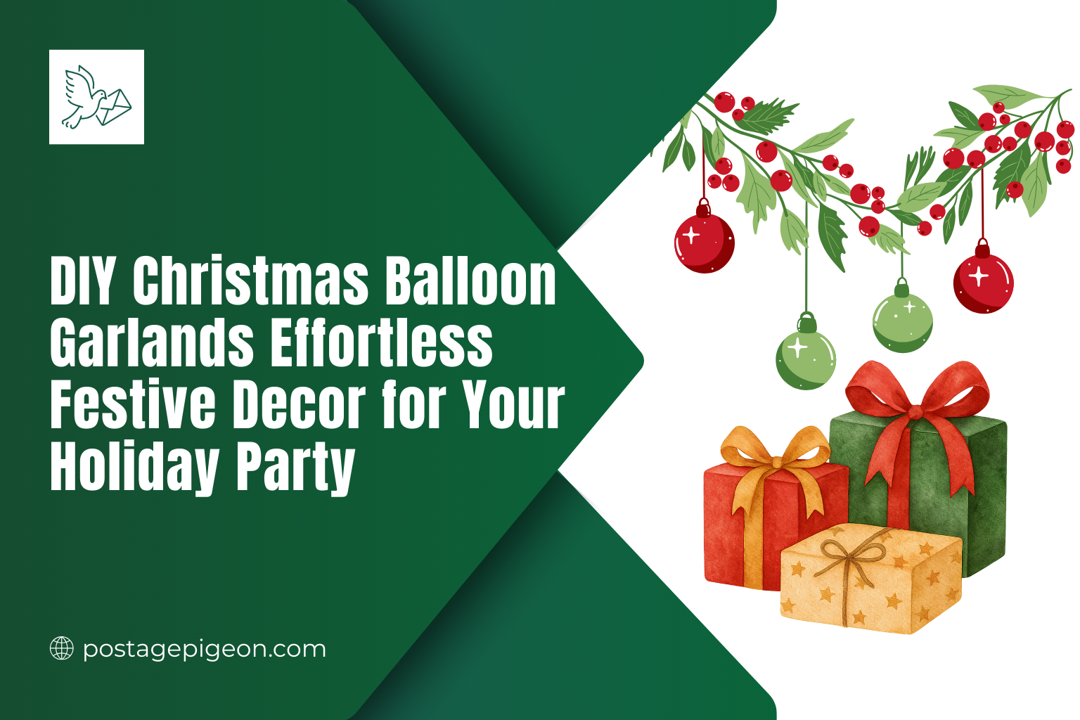 DIY Christmas Balloon Garlands Effortless Festive Decor for Your Holiday Party